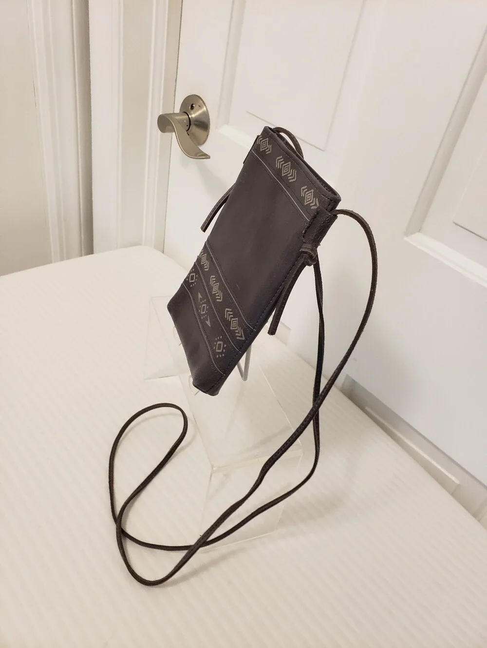 Most Wanted USA Leather Mini Crossbody, Aztec, Slim, Fun